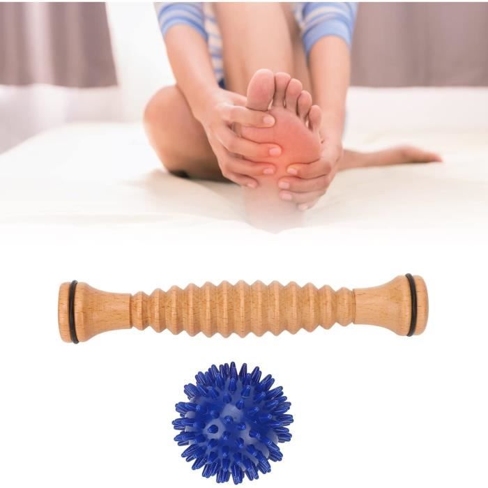 Rouleau De Massage Musculaire En Mousse EVA – Points Flottants, 45 Cm, Pour Pilates, Physiothérapie Et Récupération Sportive