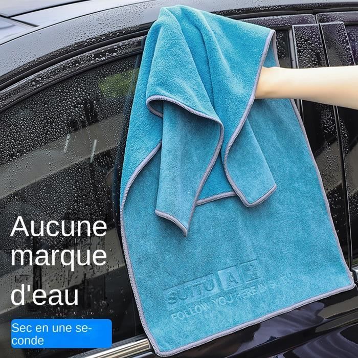 3 Chiffons Microfibre 3C Voiture - 31x31cm - Nettoyage Sans Rayures - Qualité Pro - Noir