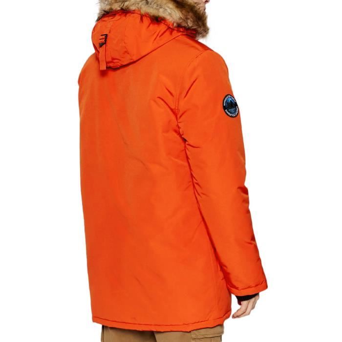 Parka Orange Homme Superdry Everest