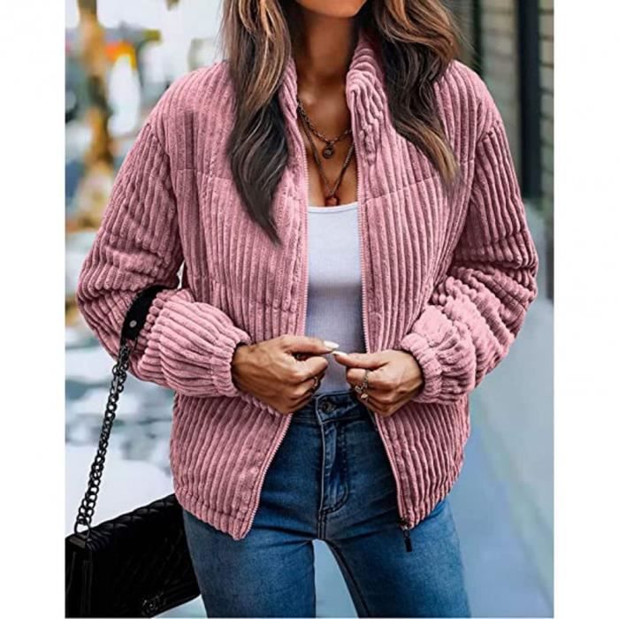 Bombers femme velours sale