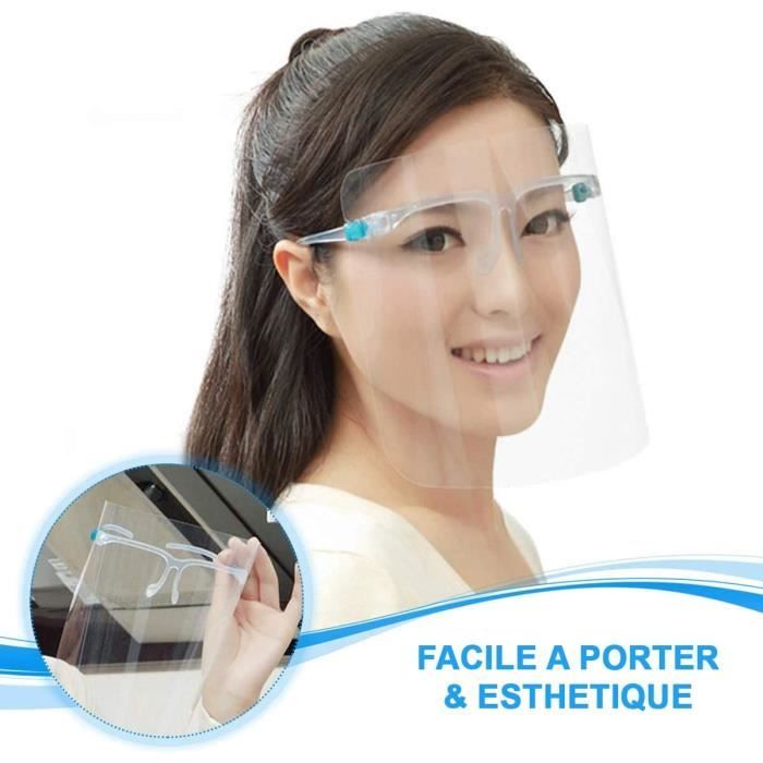 10pcs Lunette avec visi re Transparente Lunettes visi re de