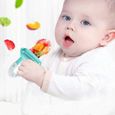 3 Tailles Tétines en Silicone Sans BPA,Tétine d'Alimentation pour ,Sucette bébé,Tetine Fruits Bebe,D'alimentation Bébé Tétine à Frui-2