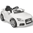 Voiture électrique Audi TT RS pour enfants - Blanc - 12 mois et plus - Fille-2