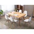 Lot De 2 Coussins De Chaise 40x40cm - Housse Coton-Lin Anti-dérapante - Intérieur/Extérieur - EGGREE