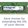 Integral 32GO kit (2x16GO) DDR4 RAM 3200MHz SODIMM Memoire pour Ordinateur Portable / Notebook PC4-25600-2