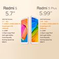 xiaomi redmi 5 Plus  4G  smartphone  5.99 pouces   Snapdragon 625  2.0GHz FHD + 2160 * 1080P 4 G  + 64 G  4000 mA or-2
