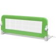 vidaXL Barrière de lit de sécurité pour tout-petits 2pcs Vert 102x42cm-2