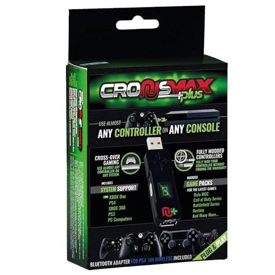 CRONUS Max Plus Adaptateur manettes pour consoles PS4 XBOX PS4