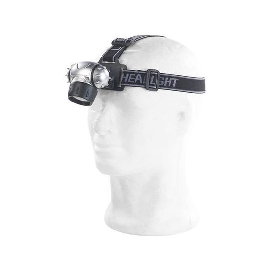 Lunartec Lampade Frontali: Lampada Frontale A LED Con 7 LED E 3 Livelli Di Luminosità, 30 Lumen, 0,3 Watt (lampada Da Casco