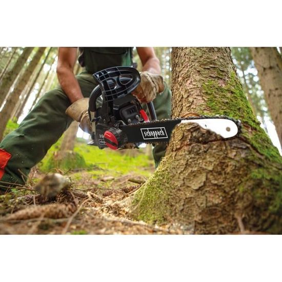 Barre Guide 40cm + 4 Chaînes Tronçonneuse 1,3mm 3/8" 57TG - Compatible Scheppach CSP41