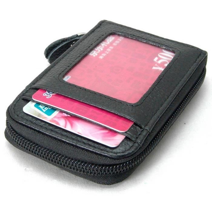 Porte-Cartes RFID Pop-Up Minimaliste – Capacité 6+ Cartes, Bouton Automatique, Cuir PU Élégant Homme