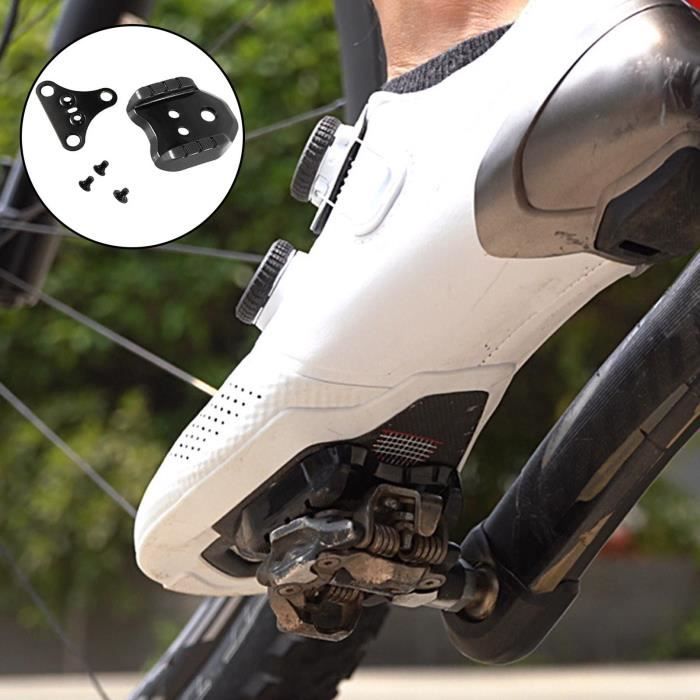 Plaque De Pédale De Verrouillage De Vélo Vtt Spd, Adaptateur De