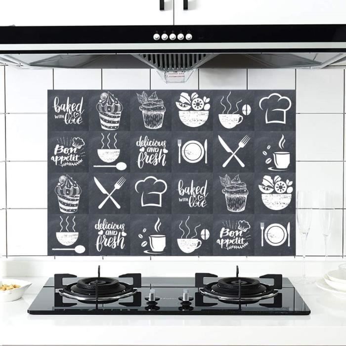 Lot De 20 Autocollants Carrelage SYHSYC 15x15cm - Sticker Mural Mosaïque, Résistant à L'eau, Pour Cuisine & Salle De Bain