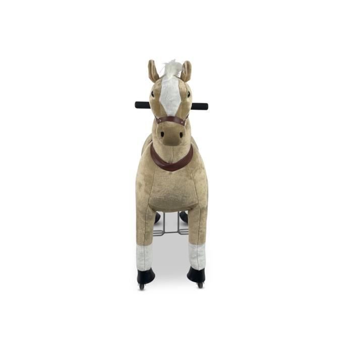 Cheval a Bascule MY PONY Horse Beige MP2024 L Grande taille Capacite de chargement 100 kg De 8 ans Cdiscount Jeux Jouets