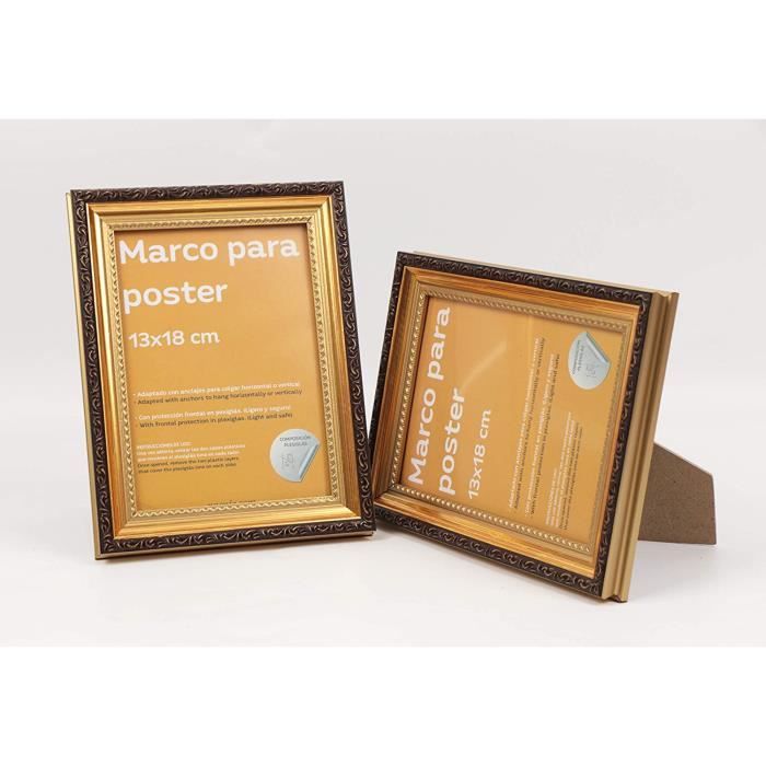 Lot De 10 Cadres Photo Nacnic - 3 Formats Différents (10x15, 13x18, 20x25 Cm) - Blanc - Pour Photos Et Diplômes
