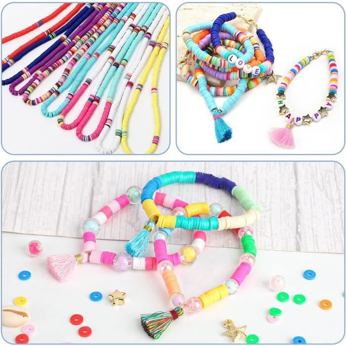 Perles Pour Bijoux 3 Mm Perles De Rocaille, Perles Pour Bracelet 6400pcs, Perles Avec Lettres