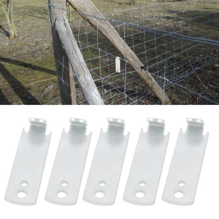 Zerone outil de torsion de fil de clôture agricole 5 pièces outil de  torsion de fil de clôture pour agrafes de poteau en acier