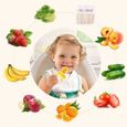 3 Tailles Tétines en Silicone Sans BPA,Tétine d'Alimentation pour ,Sucette bébé,Tetine Fruits Bebe,D'alimentation Bébé Tétine à Frui-3