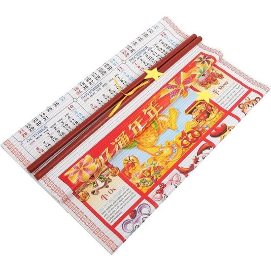 Nouvel An chinois du calendrier du dragon défilement mural  Calendrier  mural de l'année du Dragon 2024,calendrier chinois du Dragon - Cdiscount  Beaux-Arts et Loisirs créatifs