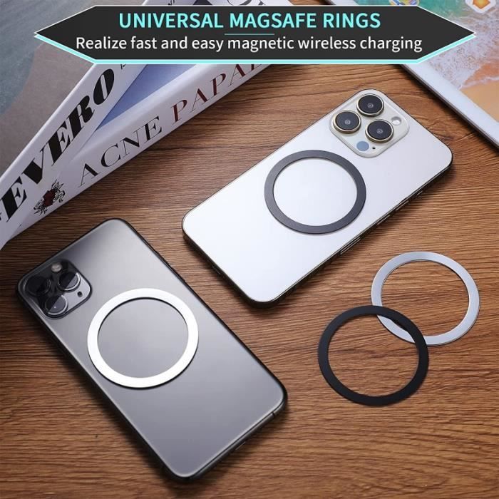 Anneau Magnétique MagSafe Pour IPhone 15/14/13/12 - Grip Et Support De Téléphone, Force 15N, Design Fin Et Minimaliste - 7