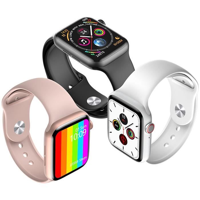 Montre Connectee AINUEVO Femme Smartwatch Bluetooth 4.0 3.0 IP68 Etanche pour Samsung HUAWEI XIAOMI Android ou IOS Argent