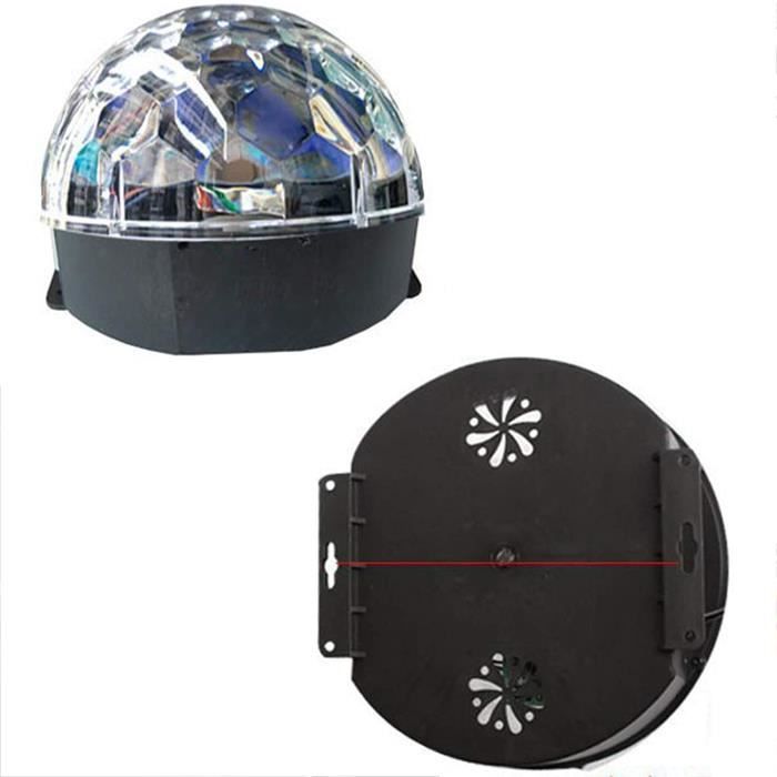 Mini Projecteur Boule Disco Rechargeable – Lumière Étoilée + Vagues D’Eau, Son Activé, Télécommande, Veilleuse Bébé Enfant