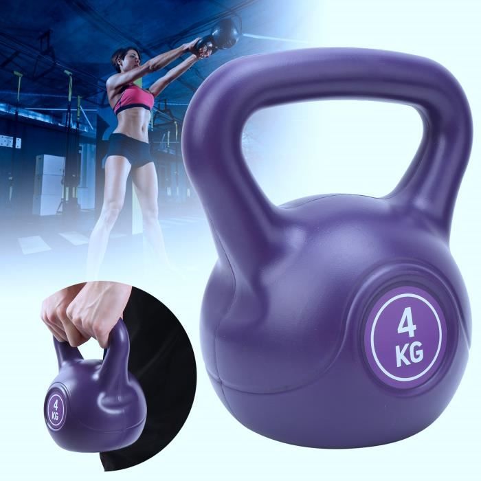 Kettlebell haltere poids musculation halterophilie exercices gym 10 kg -  Cdiscount Sport