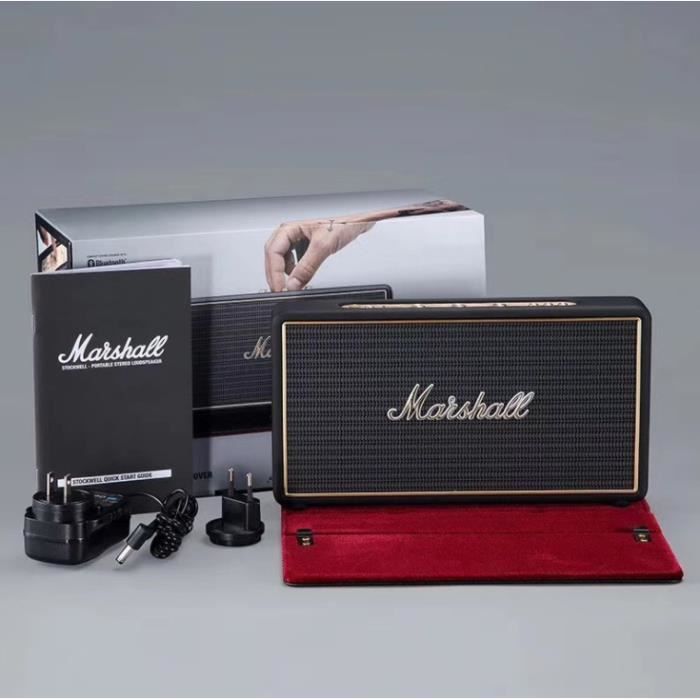 MARSHALL STOCKWELL Enceinte Bluetooth 25W Noir Cdiscount TV Son