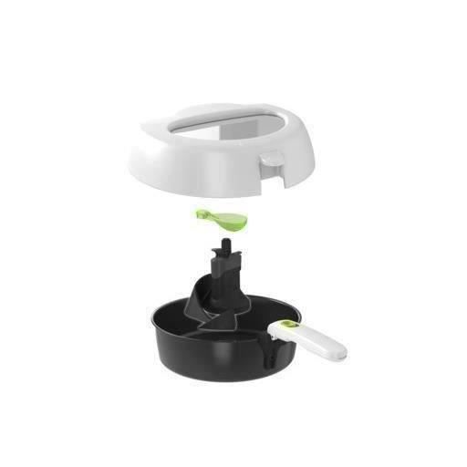 SEB ActiFry Original Friteuse sans huile Cuve amovible 1 kg 3 de matiere grasse Cuisson saine Air Fryer Blanche FZ712100
