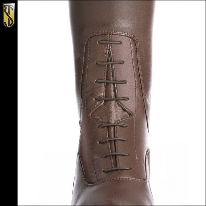 Bottes d'équitation à lacets en noir | Taille 41 - 45 | Dy'on