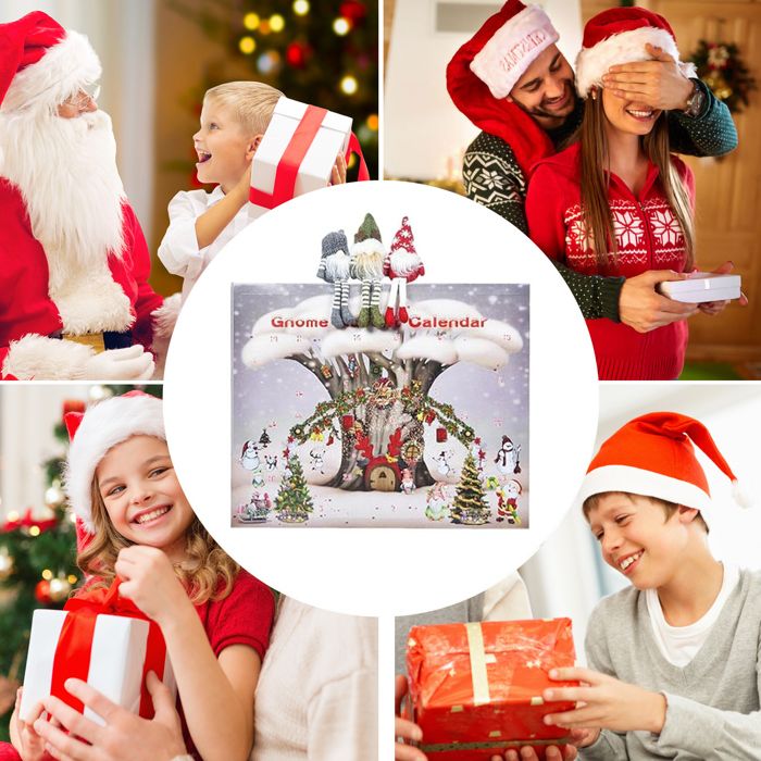 Calendrier De L'Avent Noël 2024 Crèche Scène Compte à Rebours Set Blind Box Jouets Nouvel