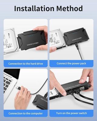 Cable Sata Pour Disque Dur Unnderwiss Cable Sata To Usb Adaptateur Usb Sata Compatible Avec Les Disques Durs Externes Et Internes Adaptateur Ssd Hdd 25 Pouces Compatible Avec Les Systemes Dexploitation Windows