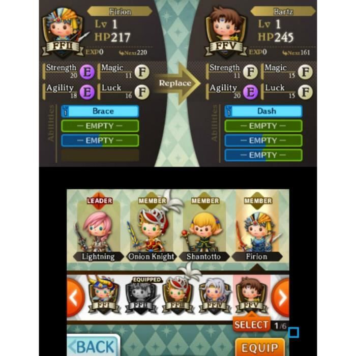 Final Fantasy Rhythm Game 3ds Nintendo 3ds Theatrhythm Final