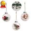 Td Décorations Noel Lot De 3 Ampoules Rondes Boule De Noel Lumineuses Motifs Noel Ornements Boules Transparentes Blanche Couleurs