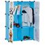 Langria Armoire Penderie 6 Cubes Avec Portes Avec Dessins Animaux
