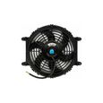 Ventilateur Radiateur Universel 30 Cm 12" 12V 80W – 1387 M³/h, Pales Courbées, Voiture Moto Bateau VTT