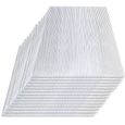 Faziango Plaque de polycarbonate creux 14 unités Plaques à double paroi 4mm d'épaisseur Serre abriCLOISON (PLAQUE DE PLATRE)-0