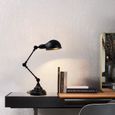 ECLAIRAGE DE MEUBLE OuXean Lampe de table noire pliante E14 25W éclairage en métal Lampe de bureau à bras pivotant, Lampes de le550-0