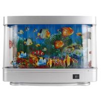 Lampe décorative d'aquarium de poissons, fausse lampe décorative, veilleuse, décoration de salle pour salon, Halloween