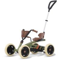 Kart à pédales BERG Buzzy Retro 2-en-1 Vert pour enfants de 2 à 5 ans