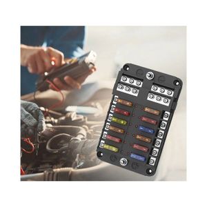 ZOOKOTO Lot De 2 Blocs De Distribution D'alimentation, Amplificateur Audio De Voiture 1 En 3 Voies, Porte-fusible, Bloc De Protection De Circuit (3 Voies ZOOKOTO Lot De 2 Blocs De Distribution D'alimentation, Amplificateur Audio De Voiture 1 En 3 Voies, Porte-fusible, Bloc De Protection De Circuit (3 Voies