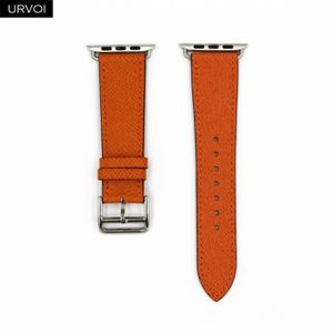 BRACELET MONTRE CONNEC. couleur Orange taille 42mm 44mm 45mm bracelet en c
