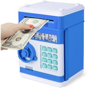Acheter Tirelire Pour Enfants Garçons Filles Tirelire Machine Avec Mot De Passe Mignon ATM Tirelire Pièce De Monnaie Peut électronique Automatique Défilement Papier Boîte D'économie D'argent Jouet