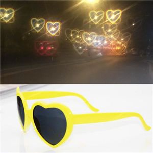 Lunettes best sale coeur jaune