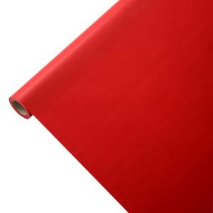 PAPIER CADEAU Rouleau cadeau papier 50m x 0,75m rouge, imperméab