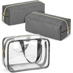 Trousse de toilette en cuir Scotch & Soda en coloris Bleu Femme Sacs Trousses et étuis de maquillage