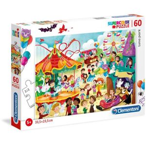 PUZZLE PUZZLE 60 pièces - Le parc d'attractions - 33 X 23