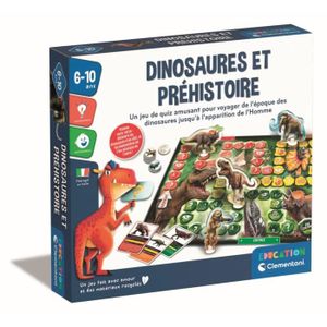 JEU D'APPRENTISSAGE Clementoni - Quiz Dinosaures et préhistoire - 3 mo