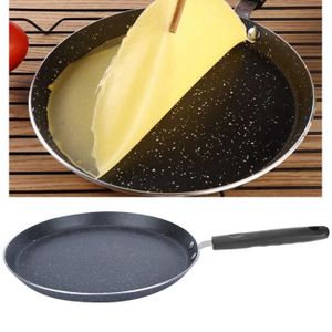Kitchen Poêle à Crêpe Pancakes Blinis - 7 trous en Aluminium Antiadhésif -  Poele a Crepe induction ou gaz de 26,5 cm - Poêle à A332 - Cdiscount Maison