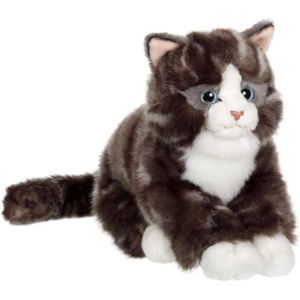 PELUCHE Peluche - Gipsy Toys - Chat mimiz - 28cm - Gris